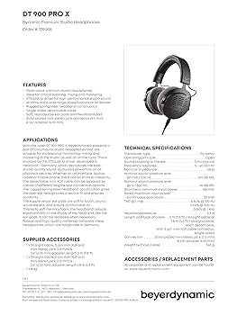 beyerdynamic DT900 PRO X 本体とVIABLUE製ケーブル beyerdynamic DT900 PRO X 本体とVIABLUE製ケーブル - メルカリ